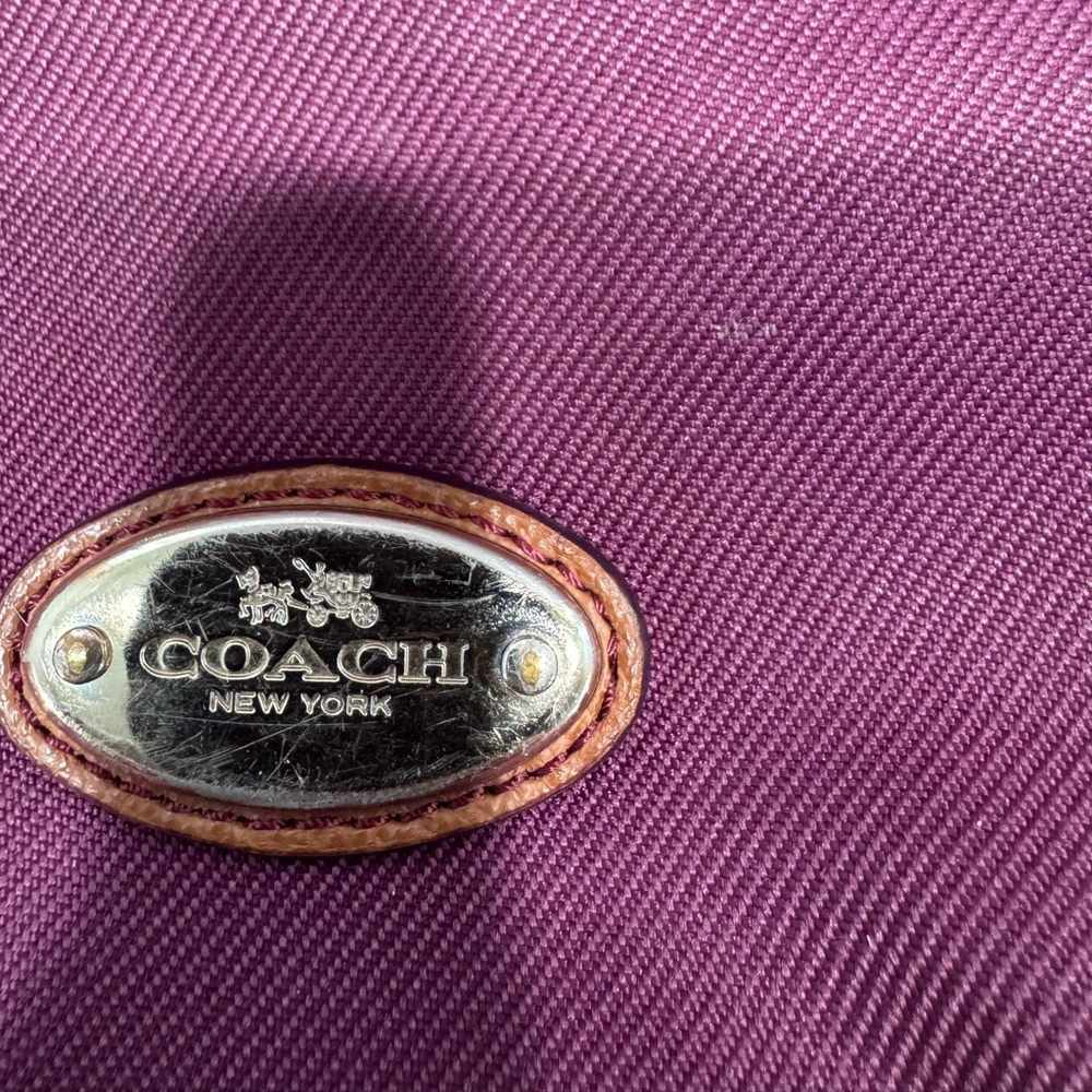 Coach Sawyer Plum Crossbody Bag - Picture 3 of 11